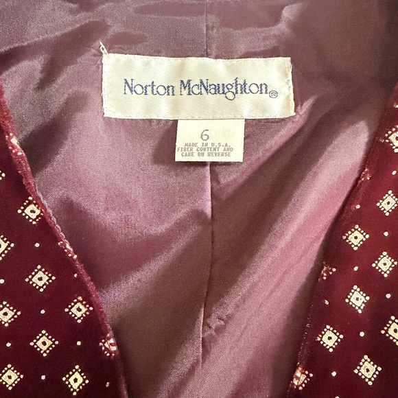 90s Vintage Victorian Regency Deco Dark Librarian Gothic Waistcoat velvet vest 6 - Picture 8 of 10